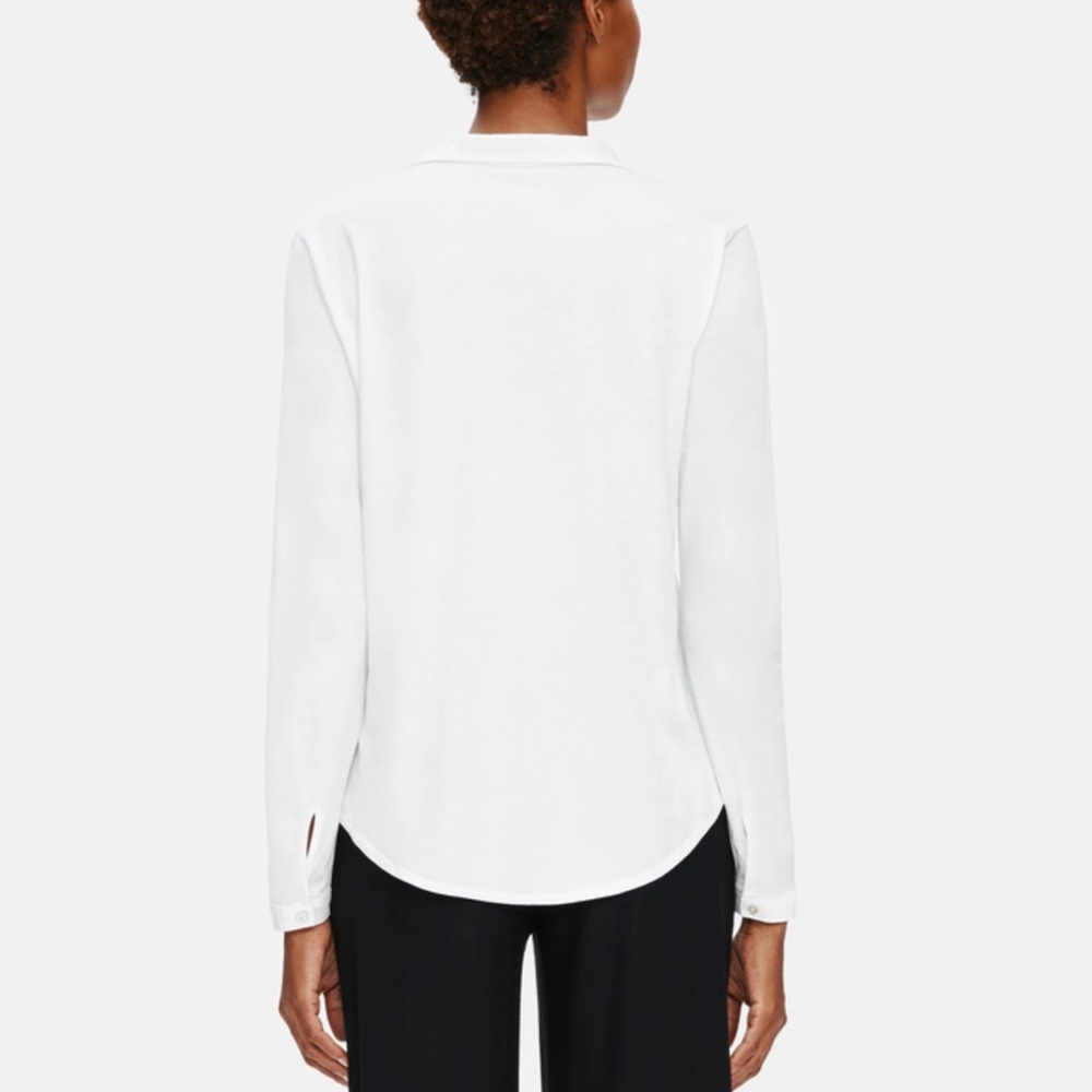 EILEEN FISHER Organic Cotton Easy Jersey Shirt‎ - Picture 3 of 12